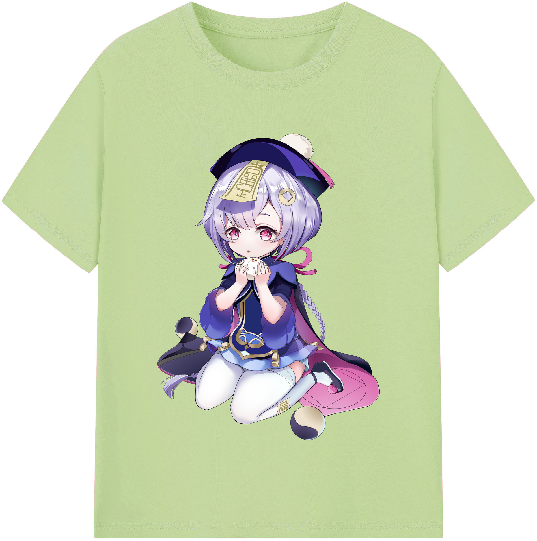 げんし神 七七 なな  genshin Nana 綿100％半袖Tシャツ（フロントプリント）